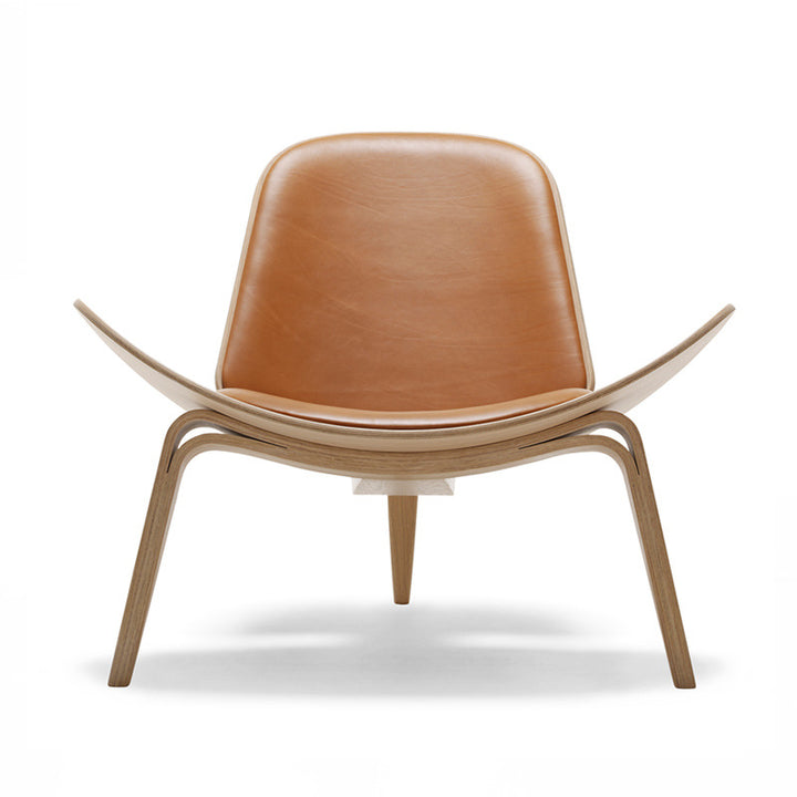 MP Shell Chair - Classic Lounge Chair | Reading Chair in Leather