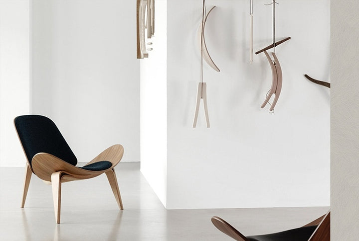 MP Shell Chair - Classic Lounge Chair | Reading Chair in Leather
