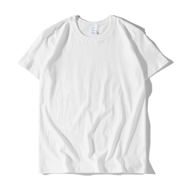200g Combed Cotton Unisex T-Shirt-White