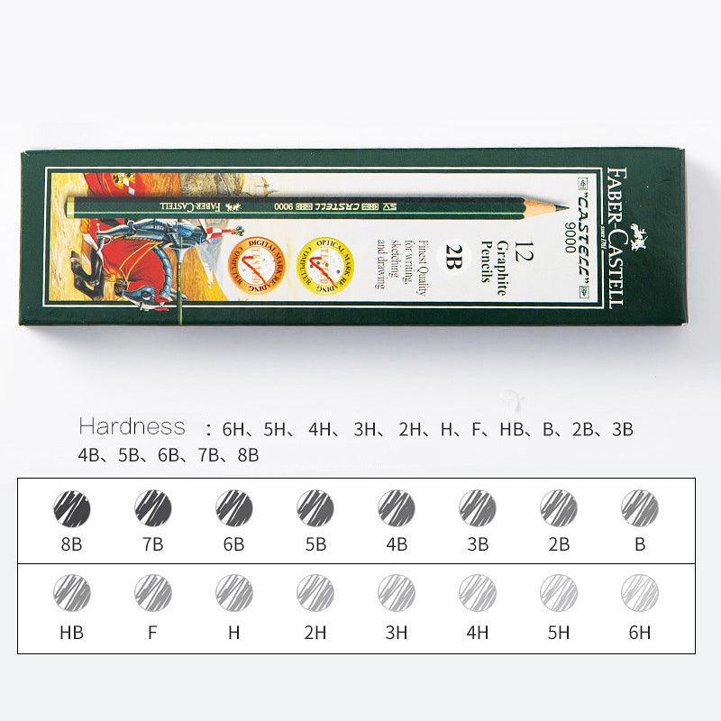 Faber-Castell 9000 Graphite Pencil-Set of 12 - mokupark.com