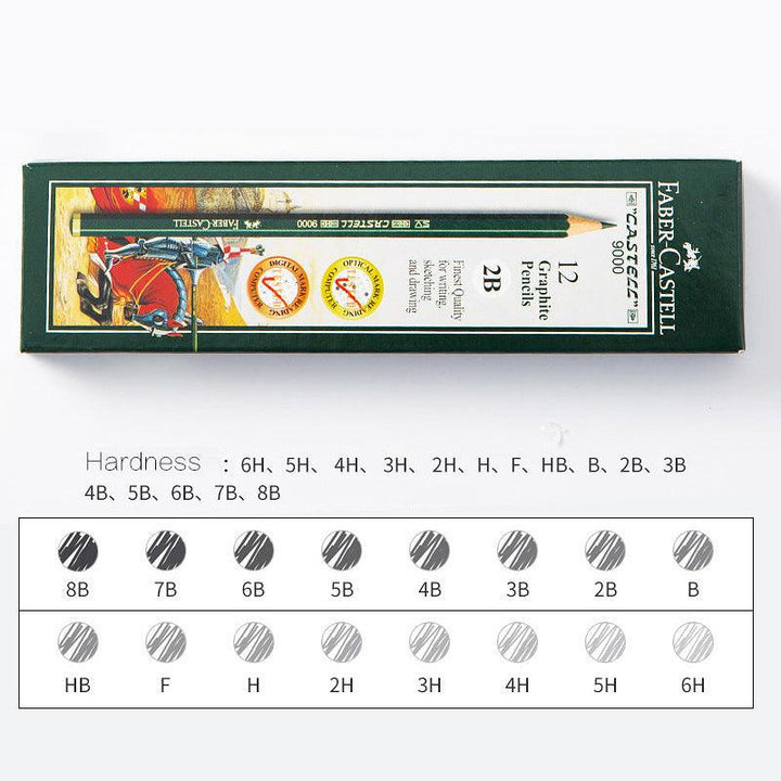 Faber-Castell 9000 Graphite Pencil-Set of 12 - mokupark.com