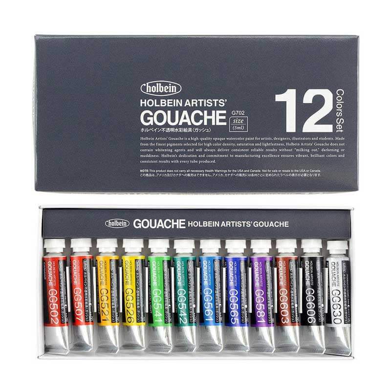 Holbein Artists' Gouache Sets - mokupark.com