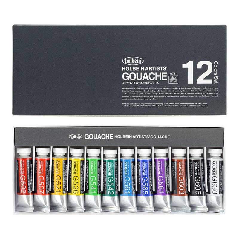 Holbein Artists' Gouache Sets - mokupark.com