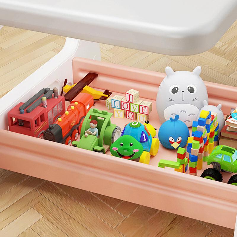 Kids Multi-use Magnetic Erasable Artboard and Storage Table + 1 Chair - mokupark.com