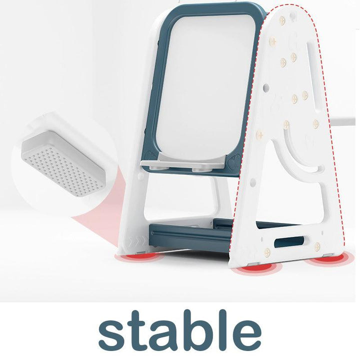Kids Multi-use Magnetic Erasable Artboard and Storage Table + 1 Chair - mokupark.com