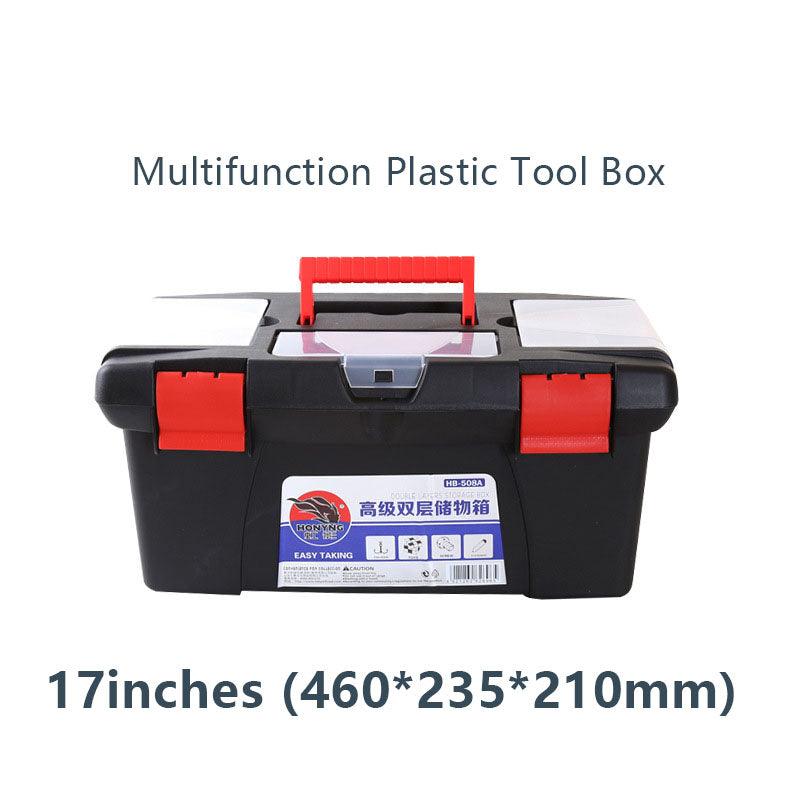 Multifunction Plastic Tool Box - 17inches (460*235*210mm) - Moku Park