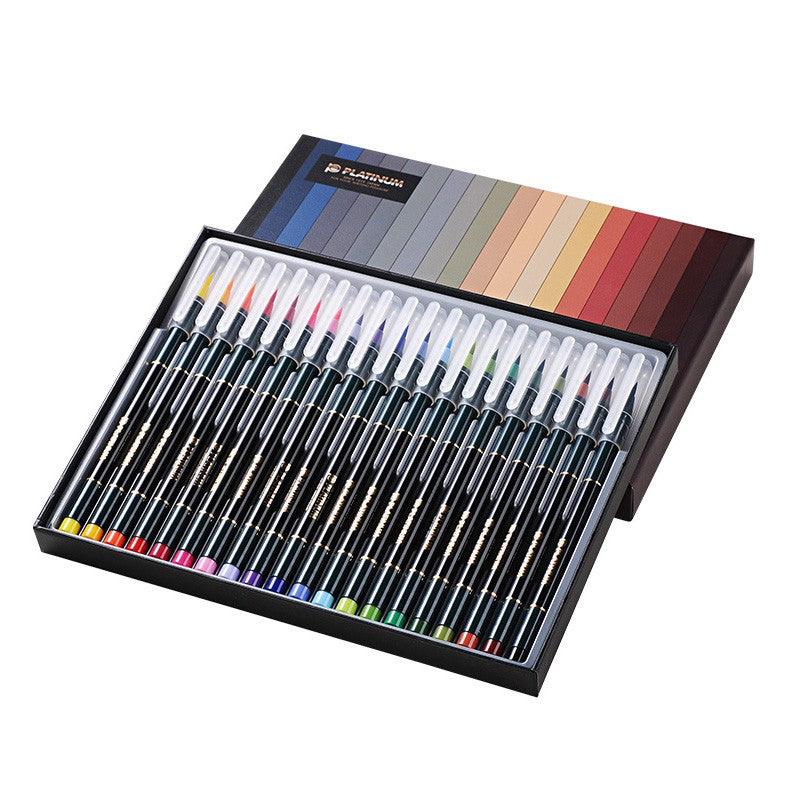 Platinum 20 colors Brush Pen Set - Moku Park