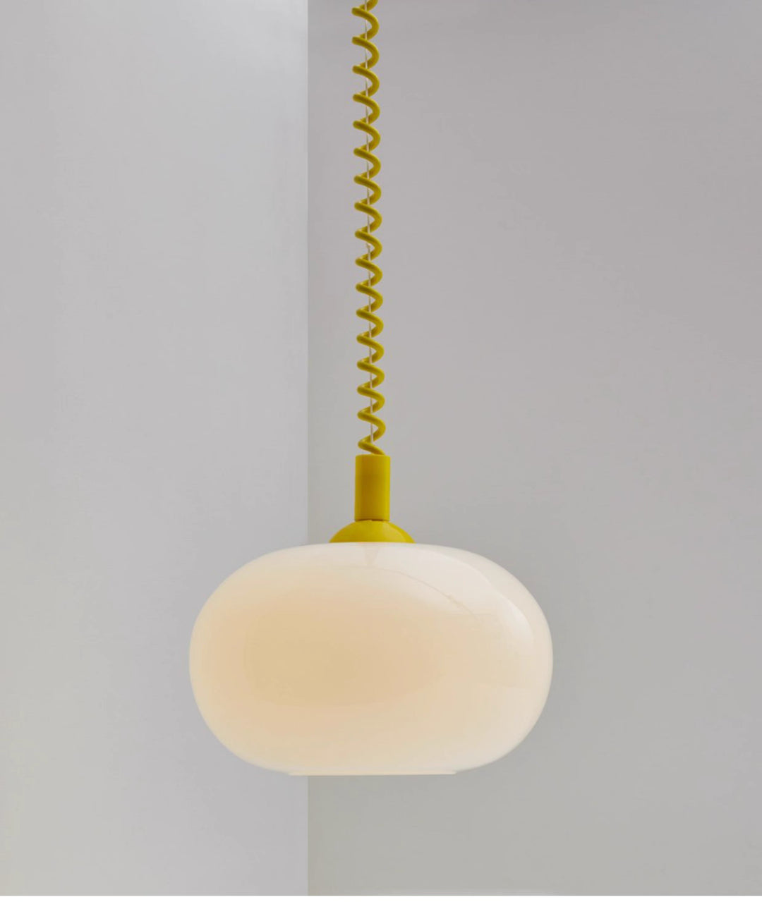 250mm Orb Glass Retractable Pendant