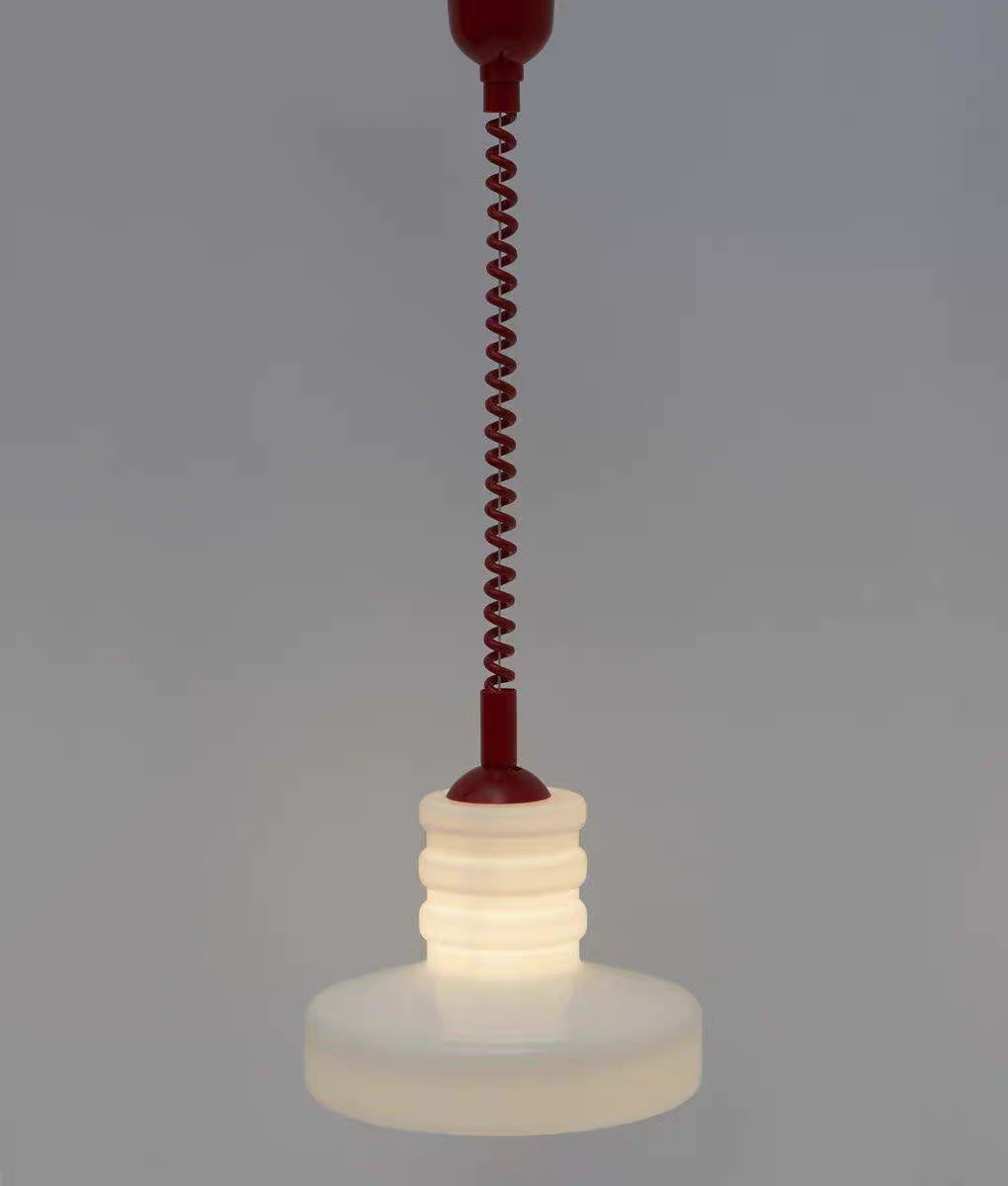 260mm Curling Glass Retractable Pendant Light