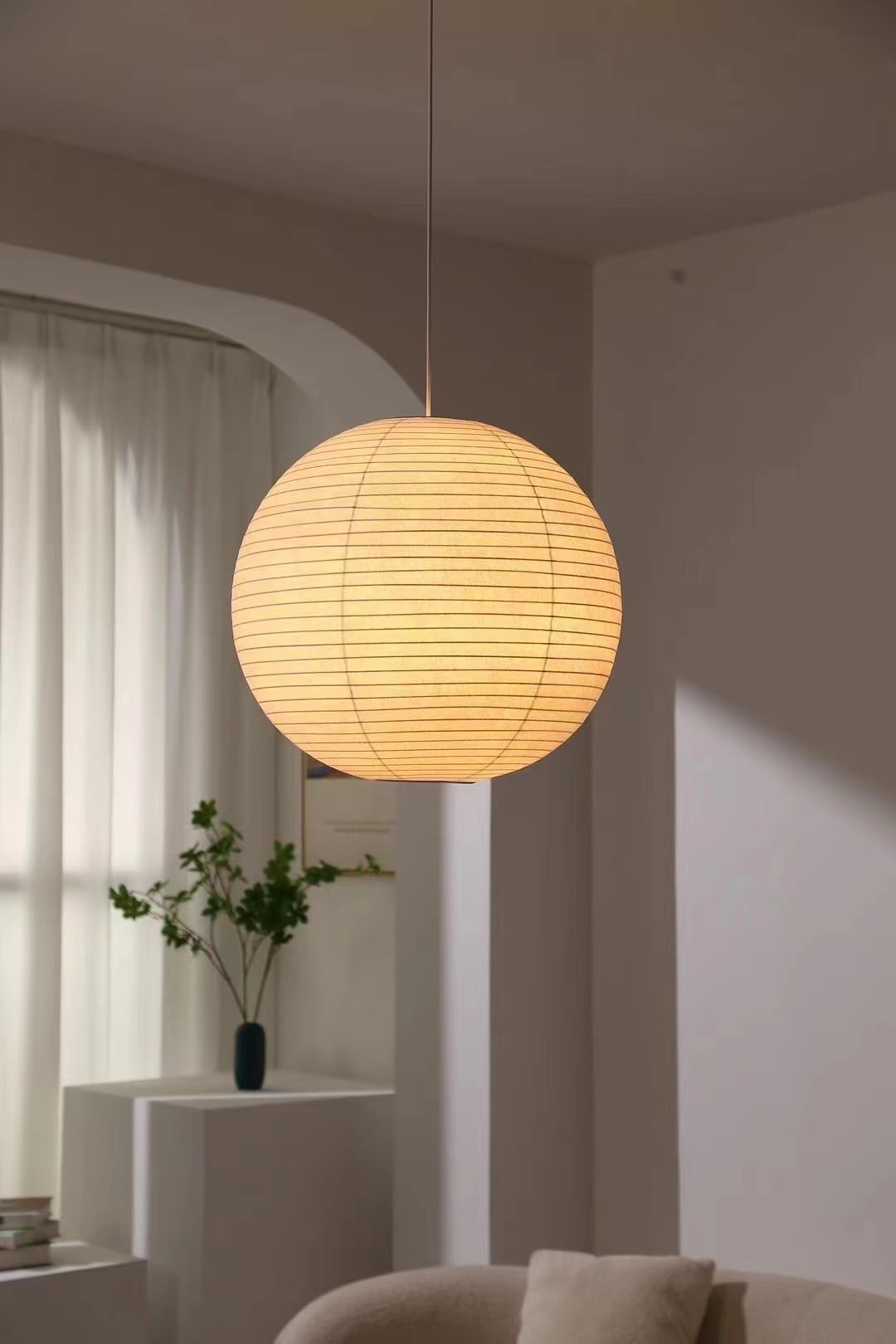 AKARI STYLE | AO Orb Silk Pendant Light