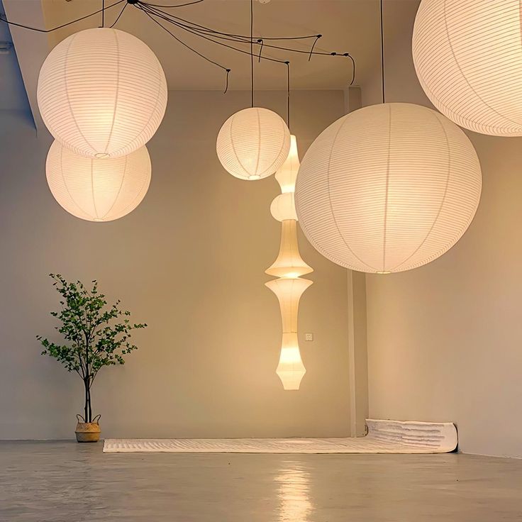 AKARI STYLE | AO Orb Paper Pendant Light