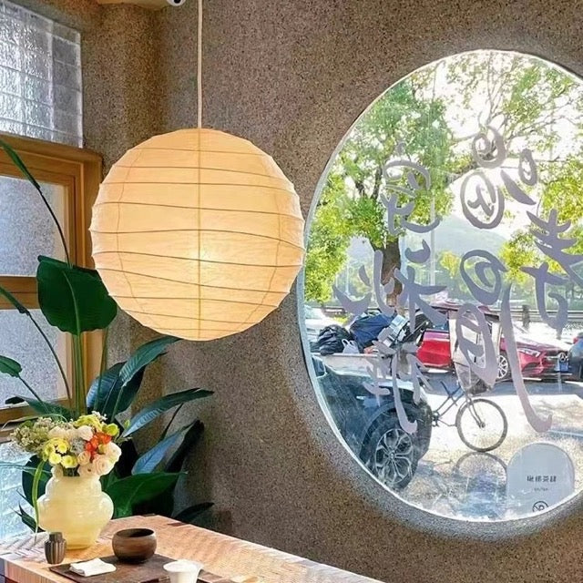 AKARI STYLE | AD Orb Paper Pendant Light – Moku Park