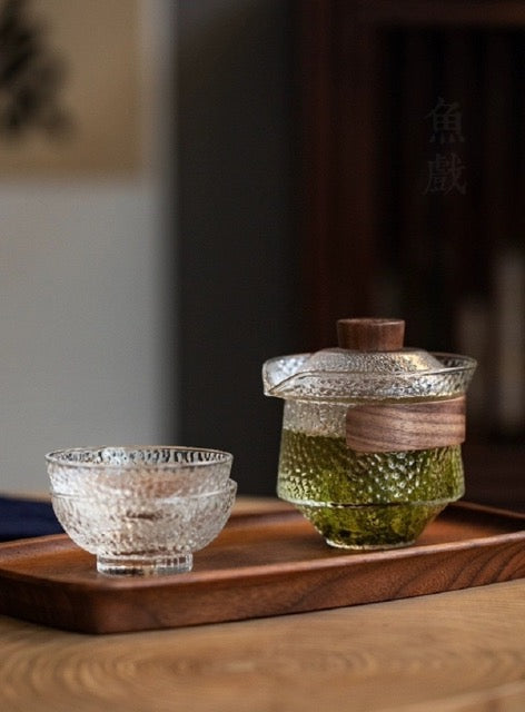 Gotou | Portable Glass Tea Set - One Pot Two Cups