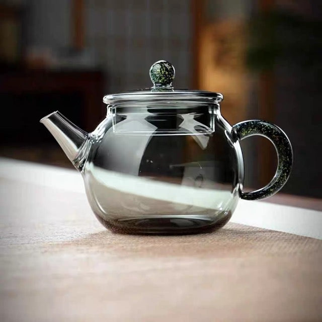 Naoko | Black and Gold Small Teapot - 260ml