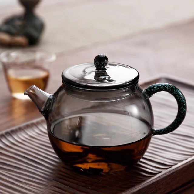 Naoko | Black and Gold Small Teapot - 260ml