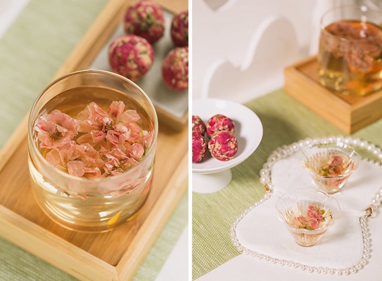 Rosebud Tea - Dragon Pearl Floral Tea Series