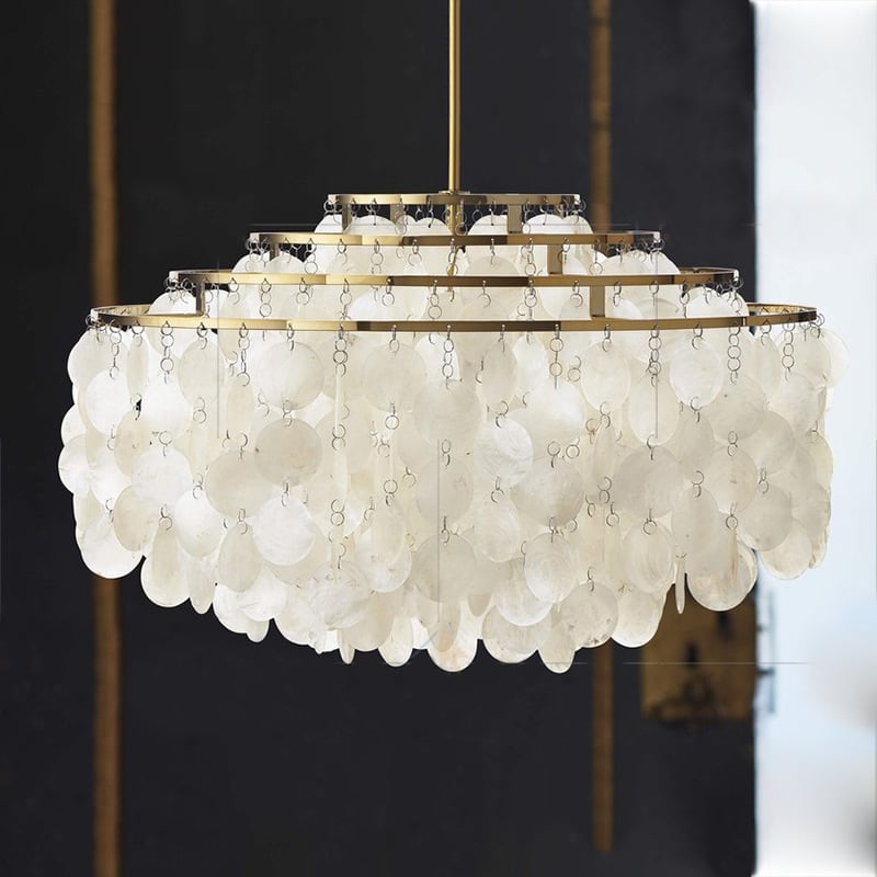 Postmodern FUN Handmade Shell Pendant Light