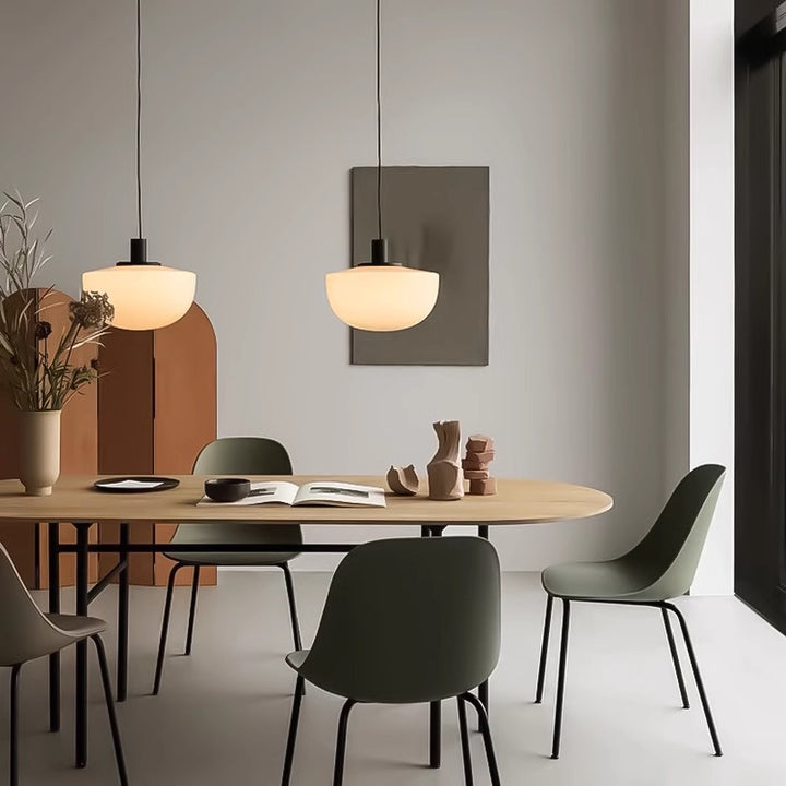 D22/35 Hemisphere Glass Pendant Light