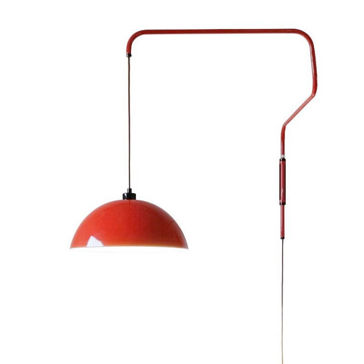 D40 Industrial Pivot Swing Arm Plug-in Wall Lamp