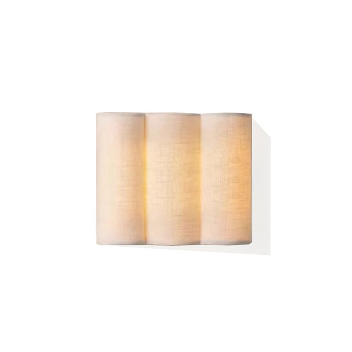 FM24 M Shape Fabric Sconce - Linen Beige