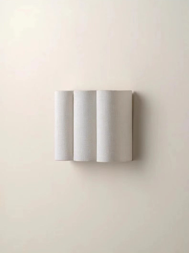 FM24 M Shape Fabric Sconce - Linen Beige