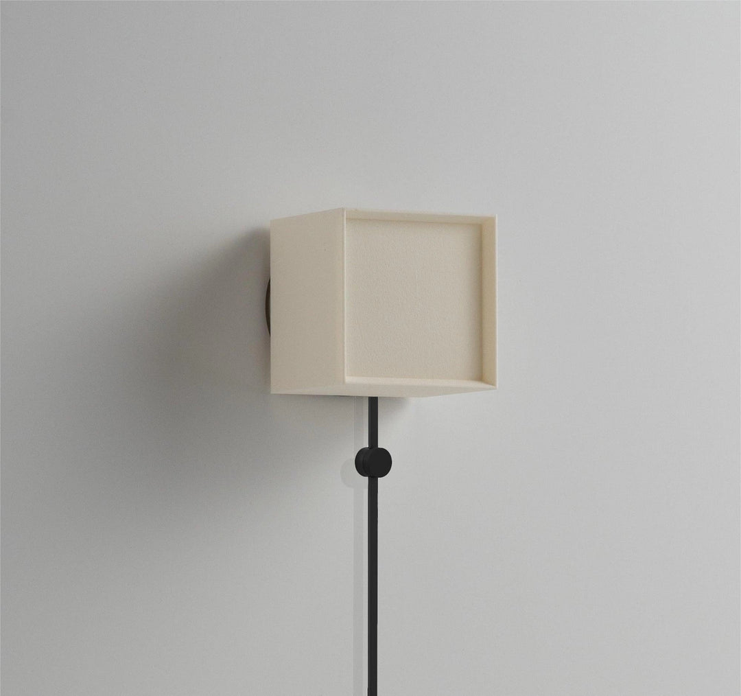 FS120 Square Fabric Sconce | Wall / Corridor Light