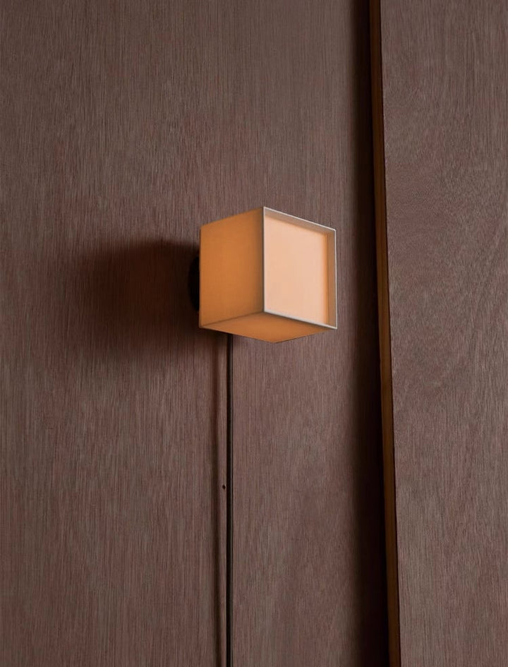 FS120 Square Fabric Sconce | Wall / Corridor Light