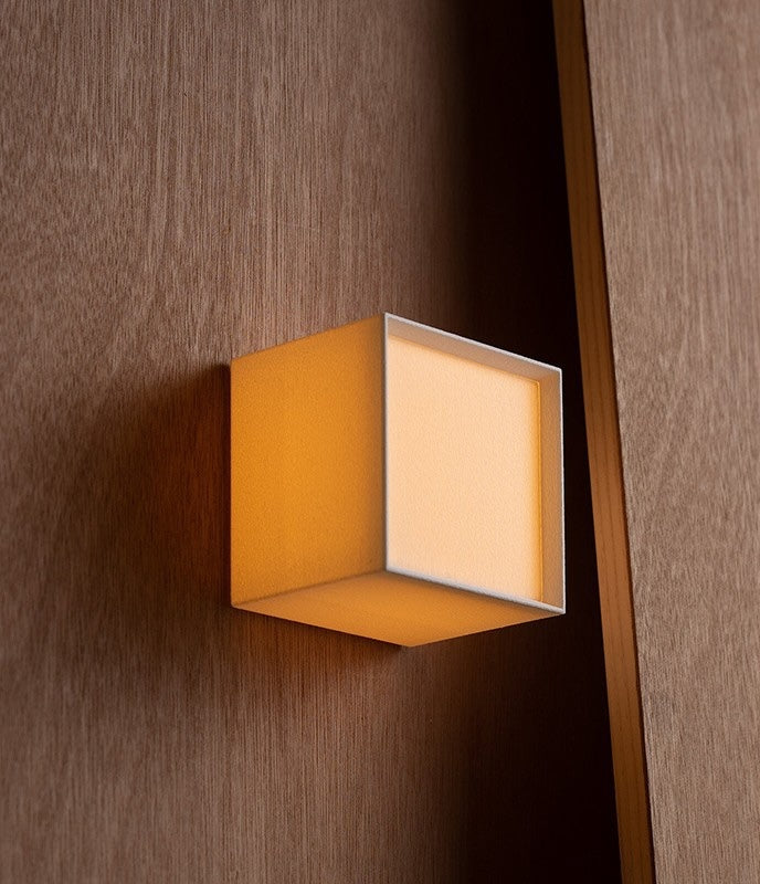 FS120 Square Fabric Sconce | Wall / Corridor Light