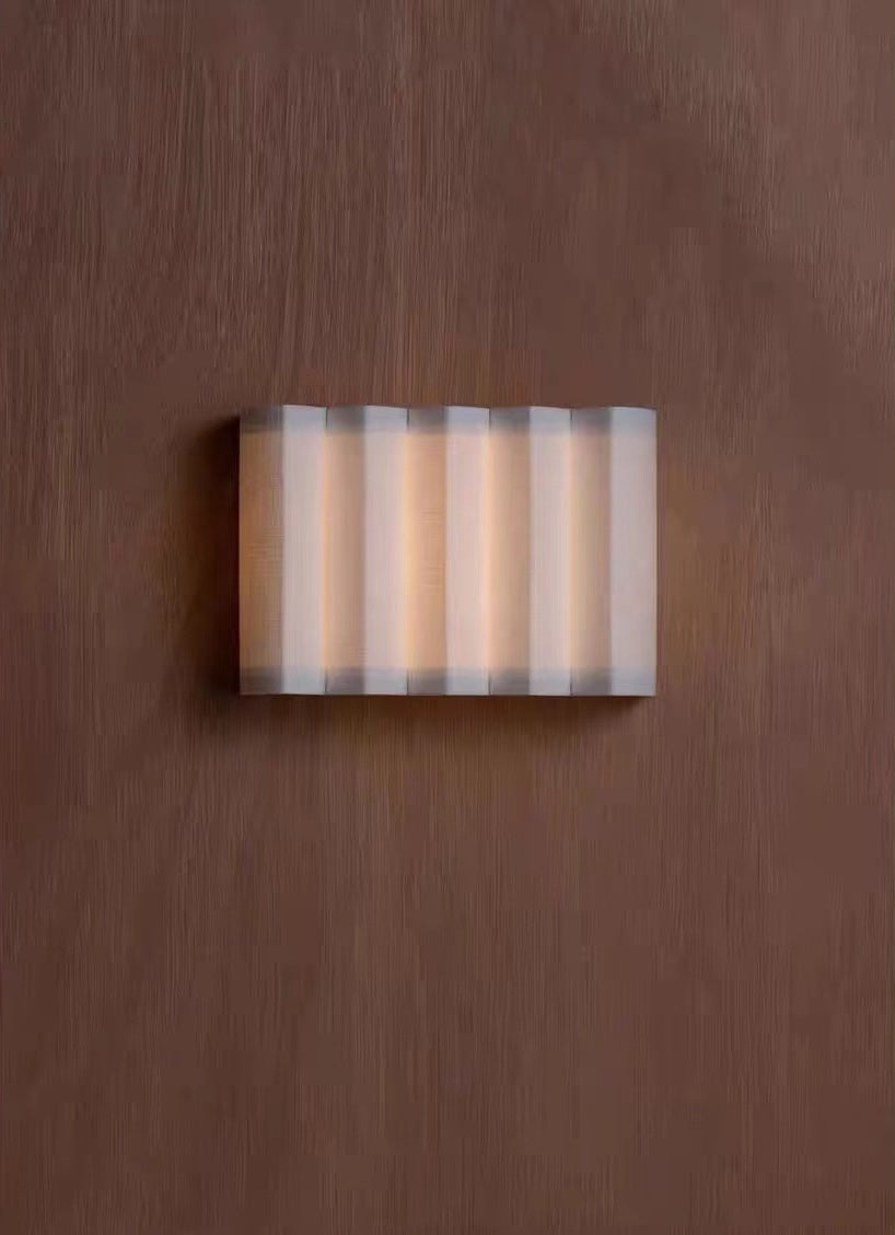 FW25 W Shape Fabric Sconce