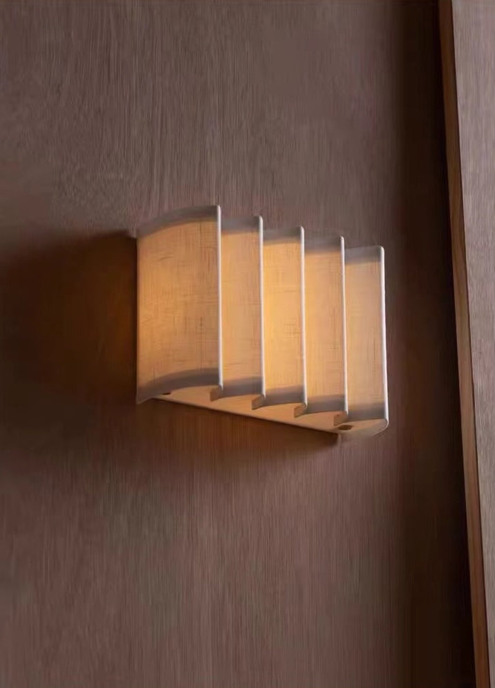 FW25 W Shape Fabric Sconce