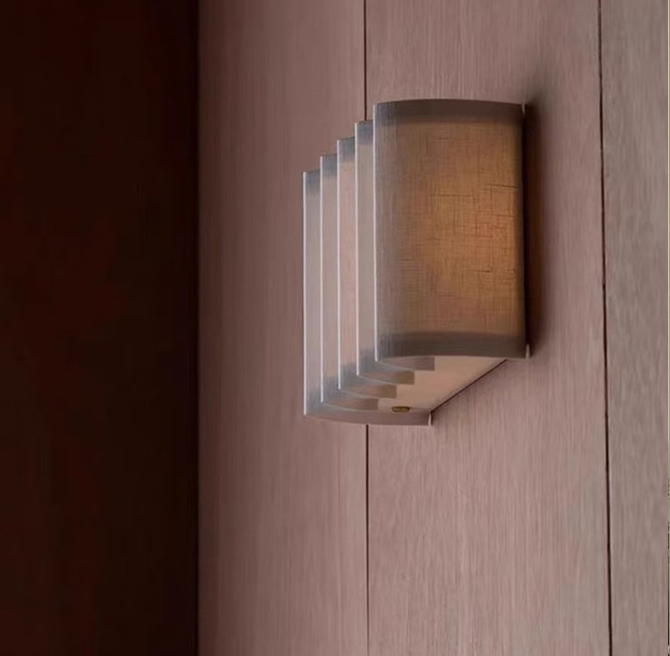 FW25 W Shape Fabric Sconce
