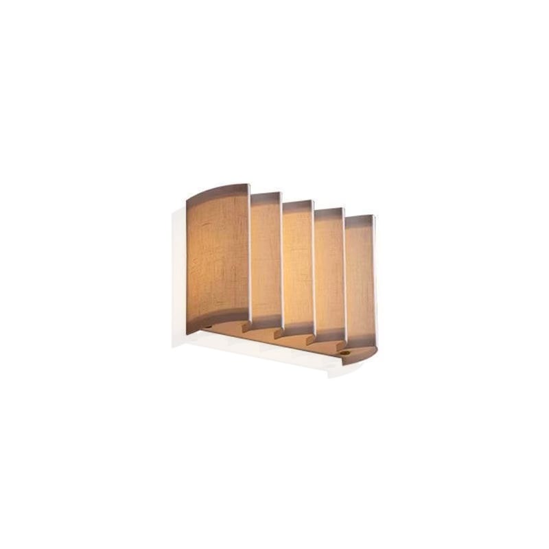 FW25 W Shape Fabric Sconce