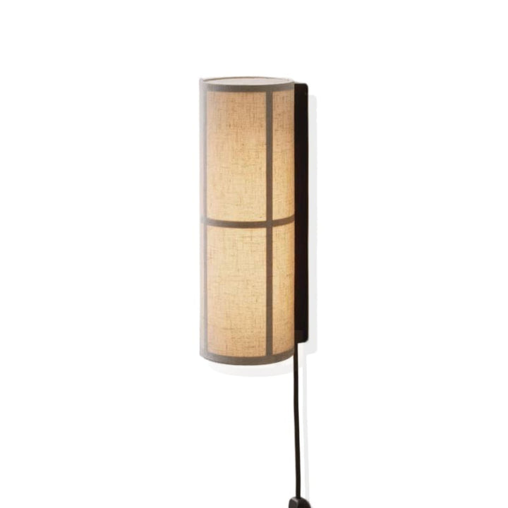 H30 F&W | Wabi-Sabi Fabric & Wood Sconce | Wall Lamp