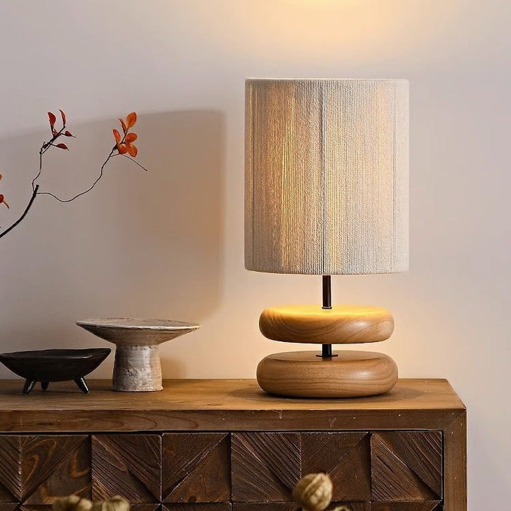 HINOKI Stack Wood Table Lamp