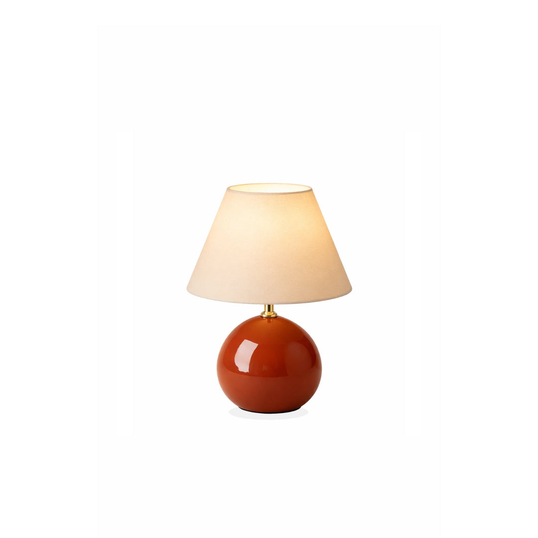 Kayo | Cream Ceramic Mushroom Table Lamp