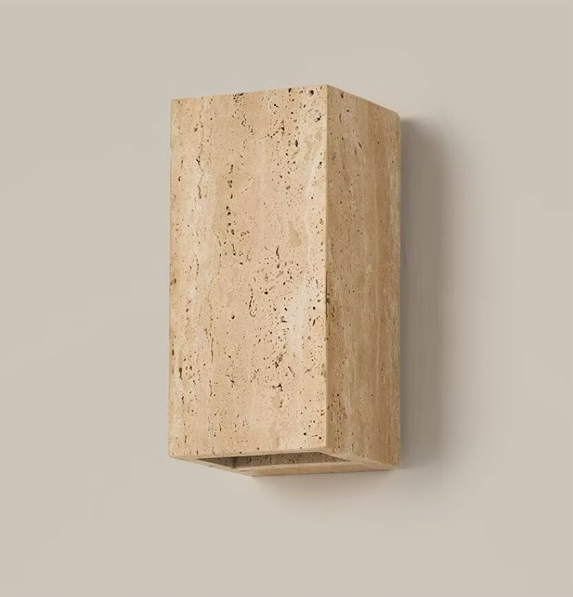 Kodo FS12 Travertine Outdoor Wall Light