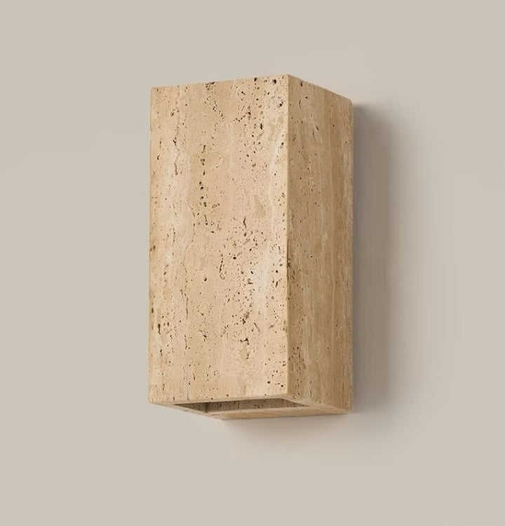 Kodo FS12 Travertine Outdoor Wall Light