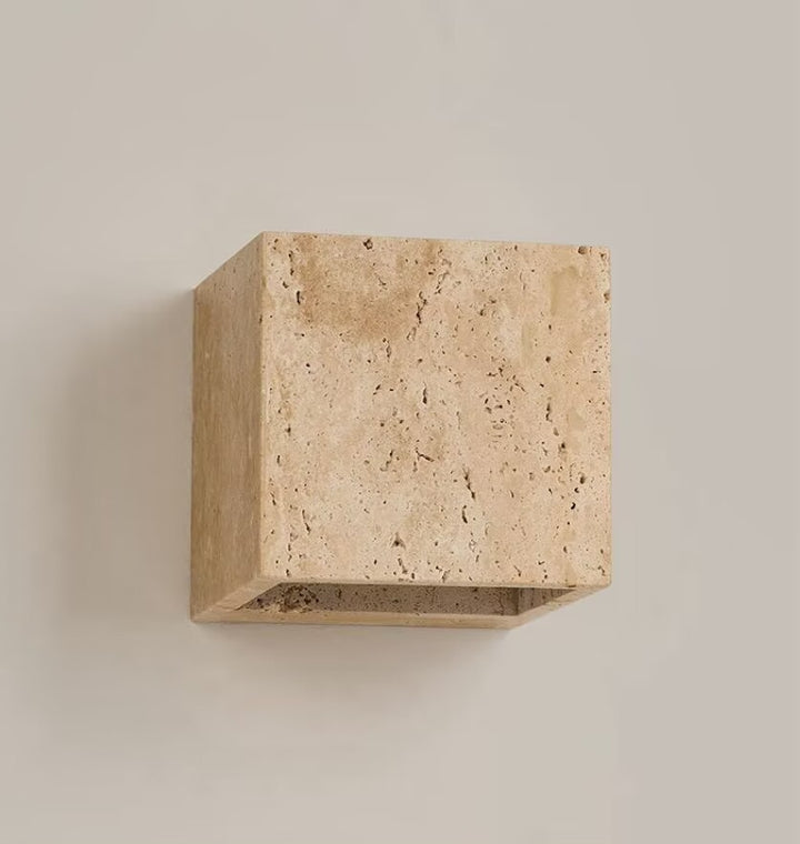 Kodo FS12 Travertine Outdoor Wall Light