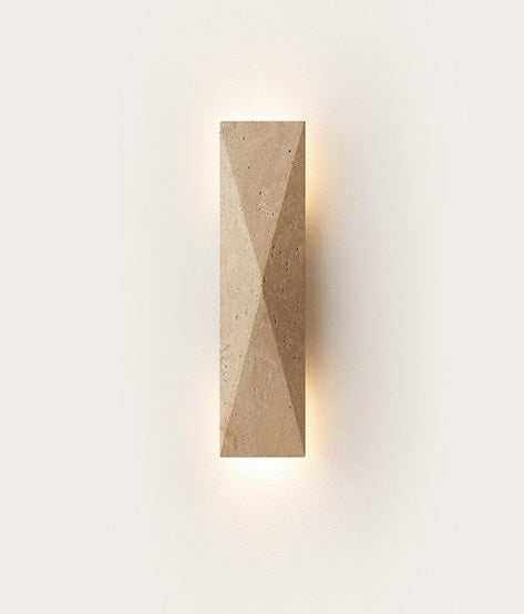 Kodo Travertine Outdoor Wall Light