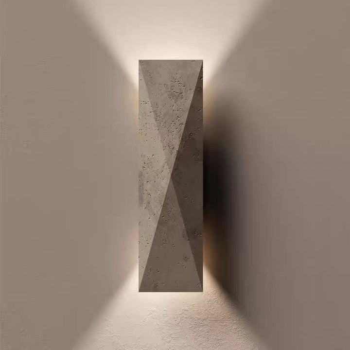 Kodo Travertine Outdoor Wall Light