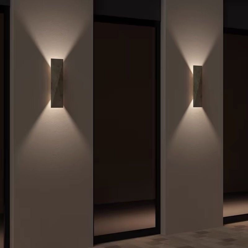 Kodo Travertine Outdoor Wall Light