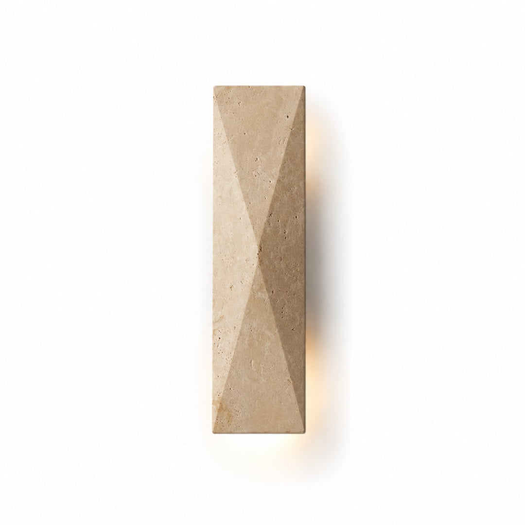 Kodo Travertine Outdoor Wall Light