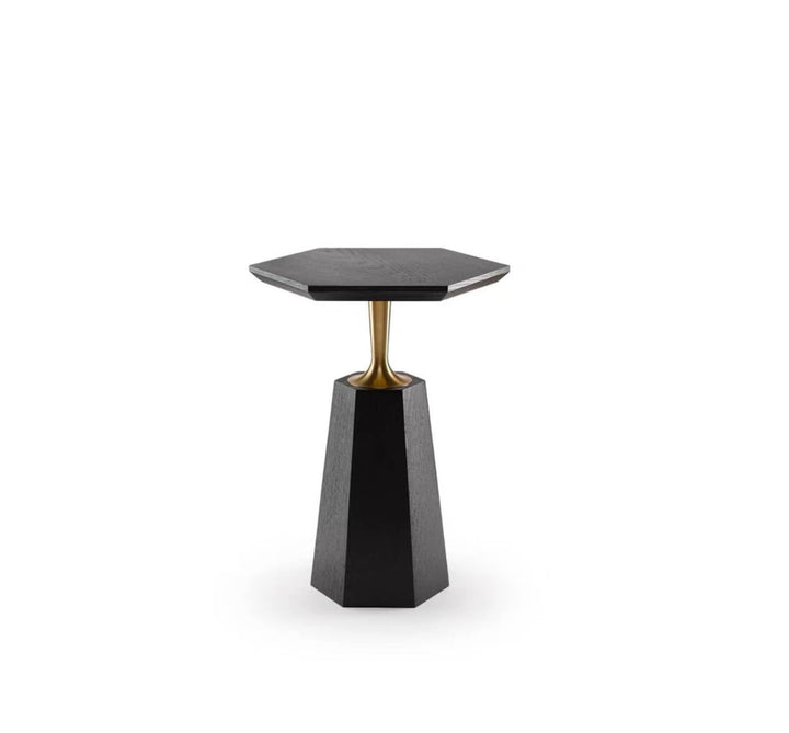 MIA - Side Table | Wood+Stainless steel