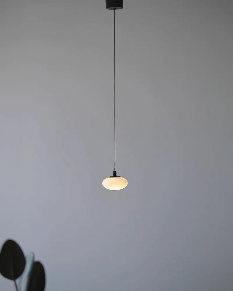 Alabaster Mini Mushroom Pendant Light - Adjustable Version with Upgrader