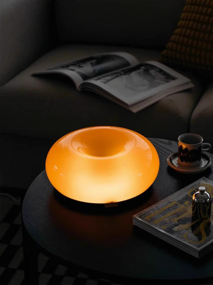 Varma LED Table / Wall Donut Lamp - Amber