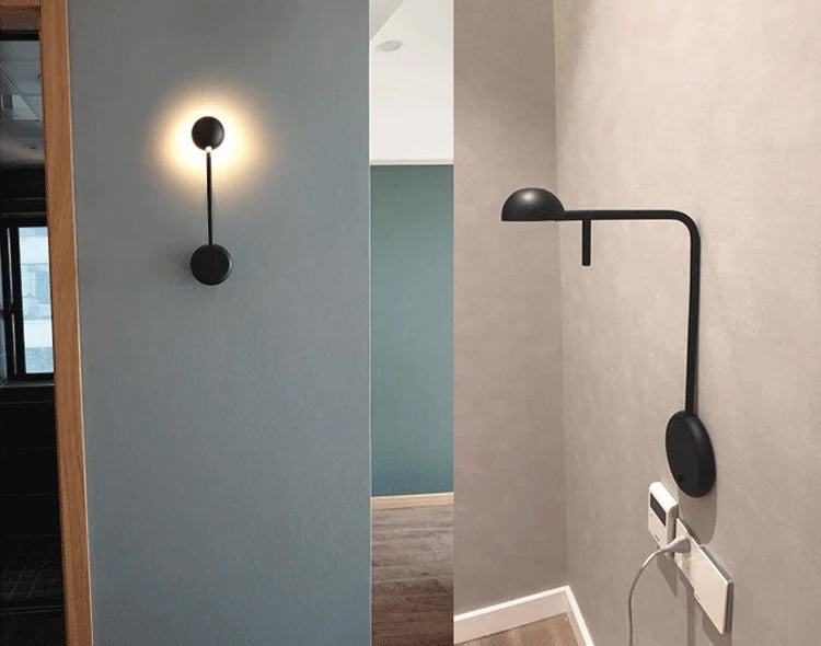 PIN Style USB Rechargeable Cordless Sconce | Wall Lamp