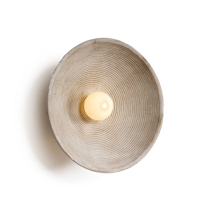 RC Resin Corrugated Sconce | Wabi-Sabi Style Ceiling Light