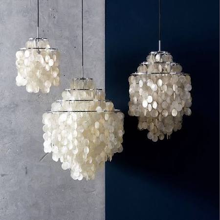 Postmodern FUN Handmade Shell Pendant Light