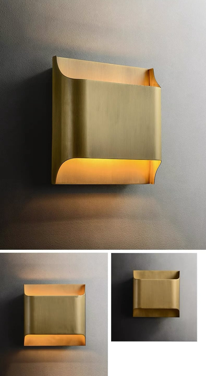 CS100 Square Copper Sconce | Wall / Corridor light