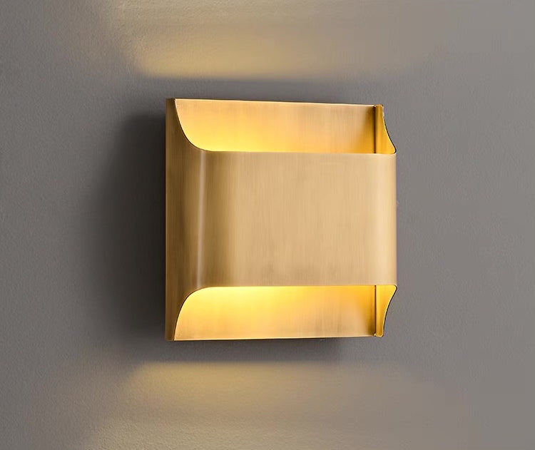 CS100 Square Copper Sconce | Wall / Corridor light